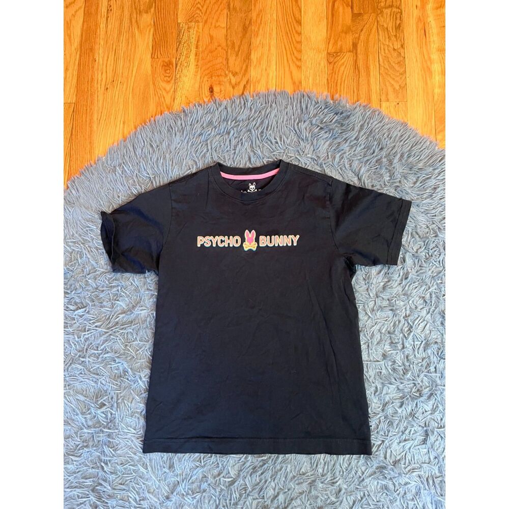 Psycho Bunny 100% Pima Cotton Girls T-Shirt Size L